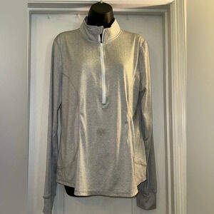 Zelos Long Sleeve Athletic 3/4 Zip Top